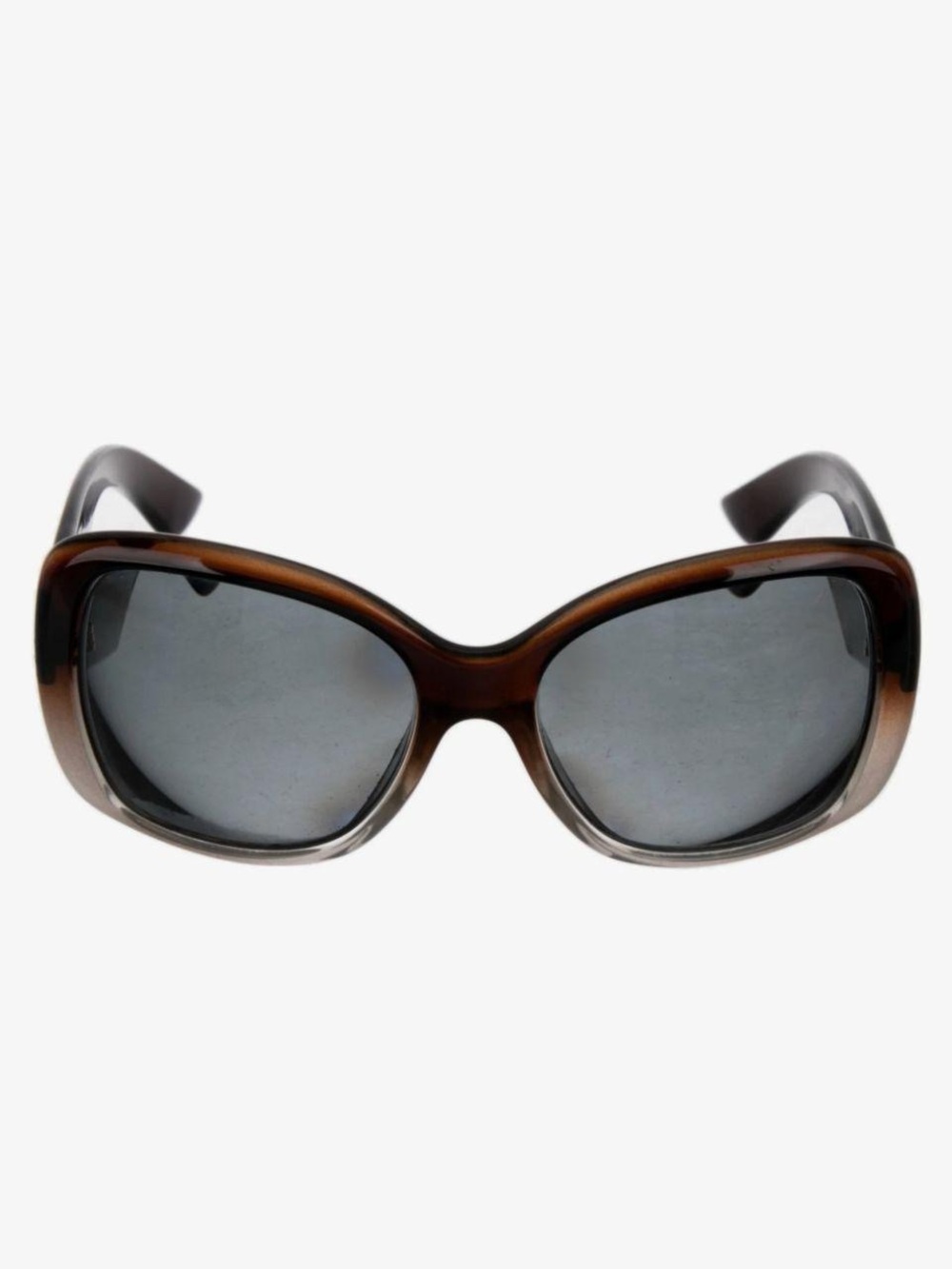 Prada oversized ombré tinted square sunglasses